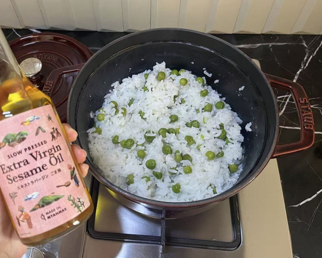グリーンピースごはん