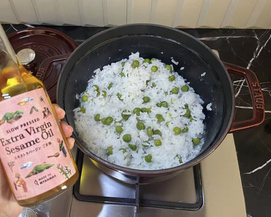 グリーンピースごはん