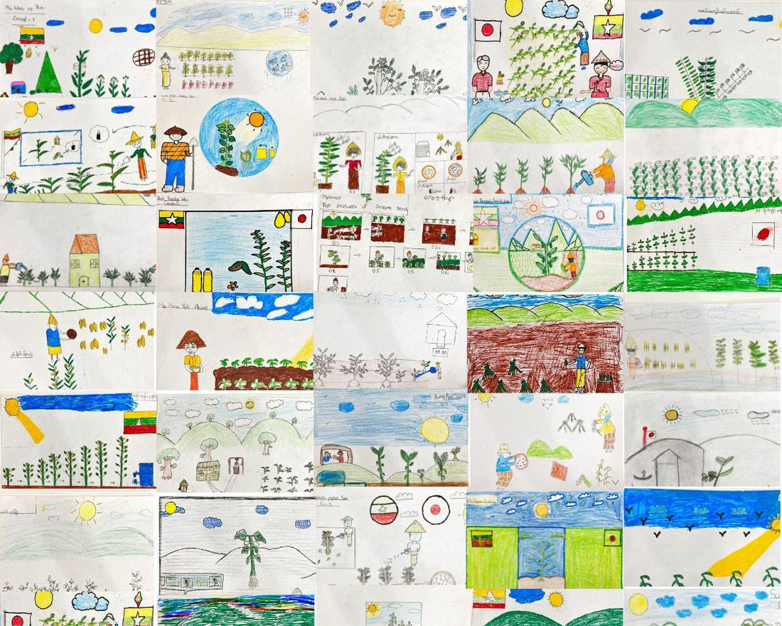 こどもたちの絵が展示されます！