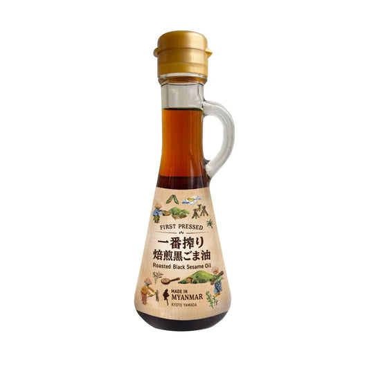 一番搾り焙煎黒ごま油 120g